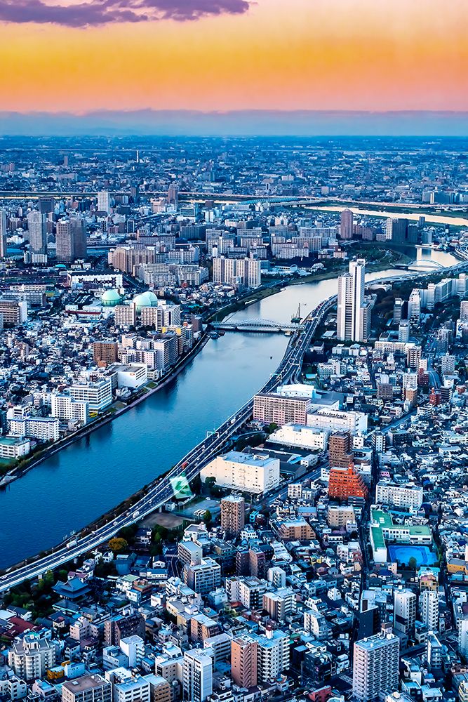 View of Tokyo from the Skytree tower, Tokyo, Japan